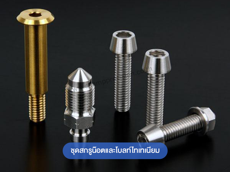 สกรูน๊อตและโบลท์ไทเทเนียม Screw nut bolt titanium