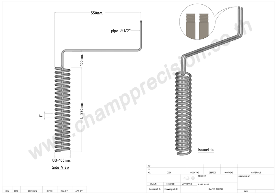 สปริงสแตนเลส Stainless Spring